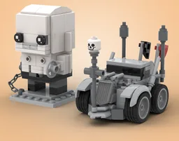 Nux + car (Mad Max : Fury Road)