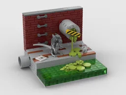 Radioactive sewage with a mutant mouse