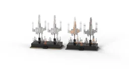 Base Stand for STARWARS Micro X-wing starfighters