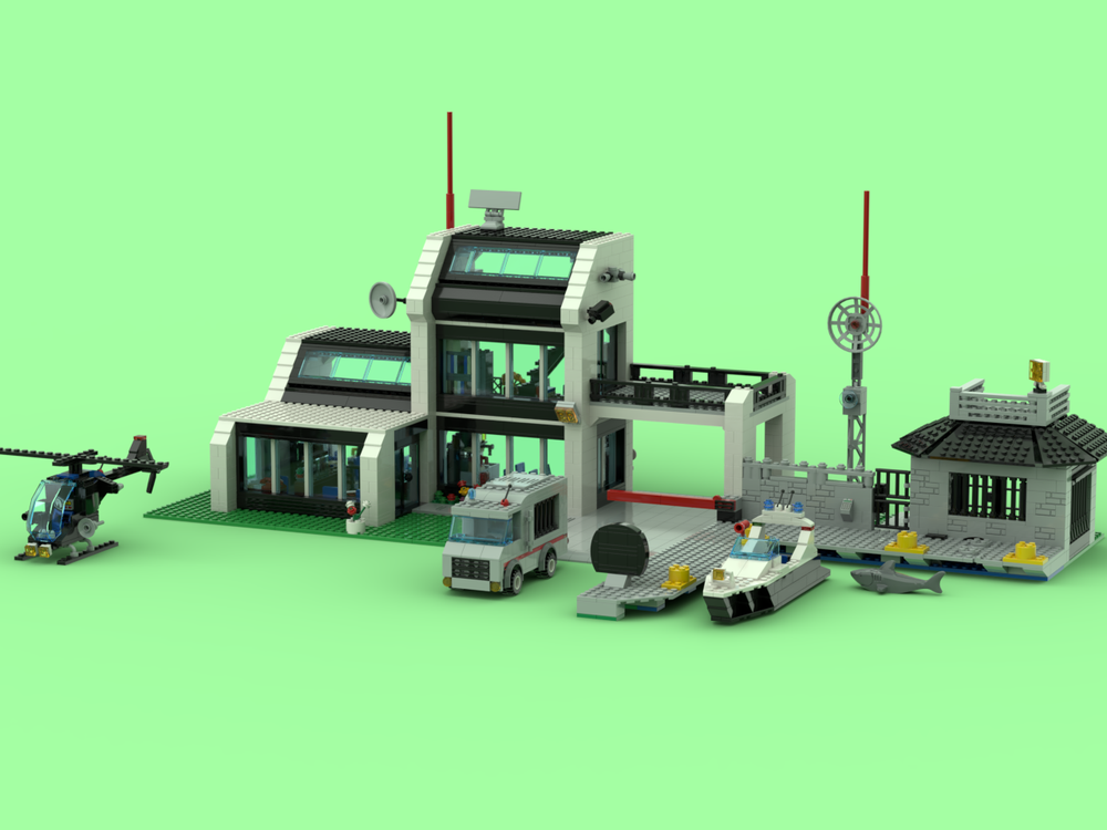 Lego Metro PD Station (6598 - remake)