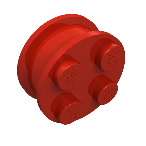 Lego Wheel Old with 4 Studs