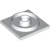 Turntable 4 x 4 Square Base / White