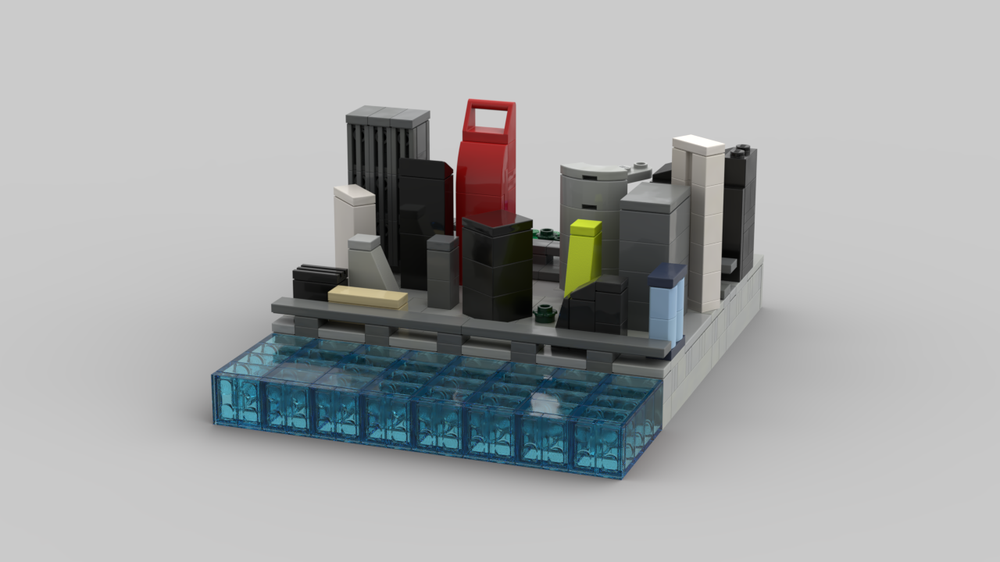 Lego Exa robotics Nanoscale city