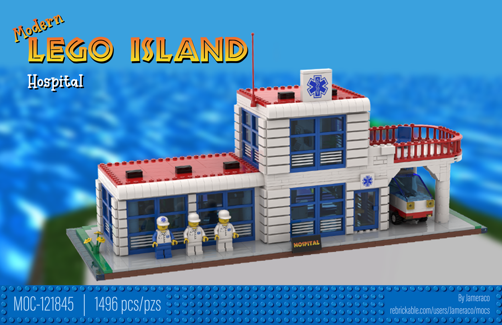 Lego Modern Lego Island - Hospital