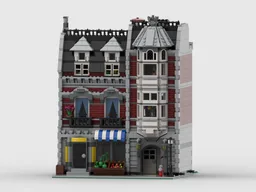 Dark Red Green Grocer