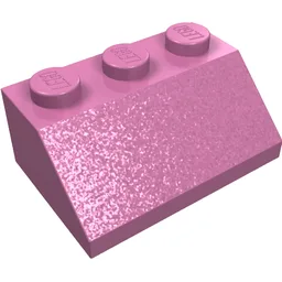 Brick Sloped 45° 2 x 3 / Dark Pink
