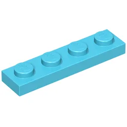Plate 1 x 4 / Maersk Blue