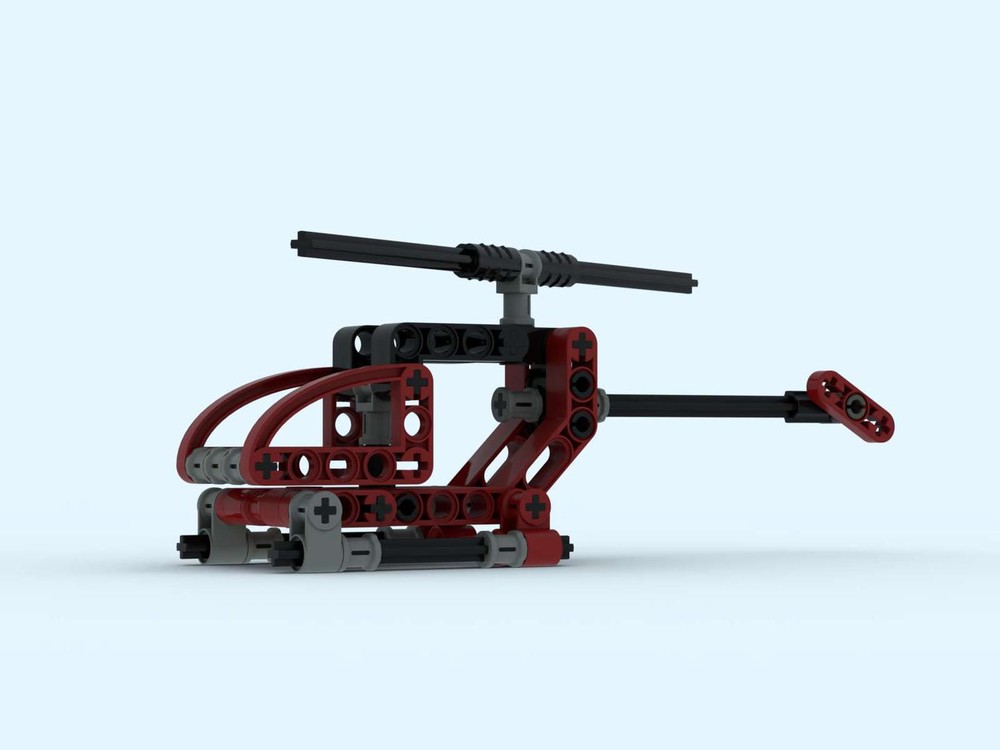 Lego Red helicopter
