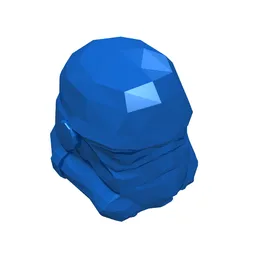 Helmet Stormtrooper [Plain] / Blue
