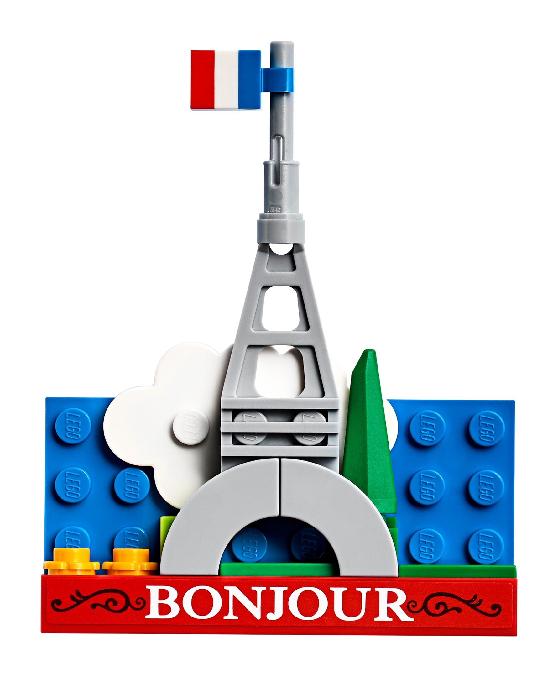 Lego Eiffel Tower Magnet Build
