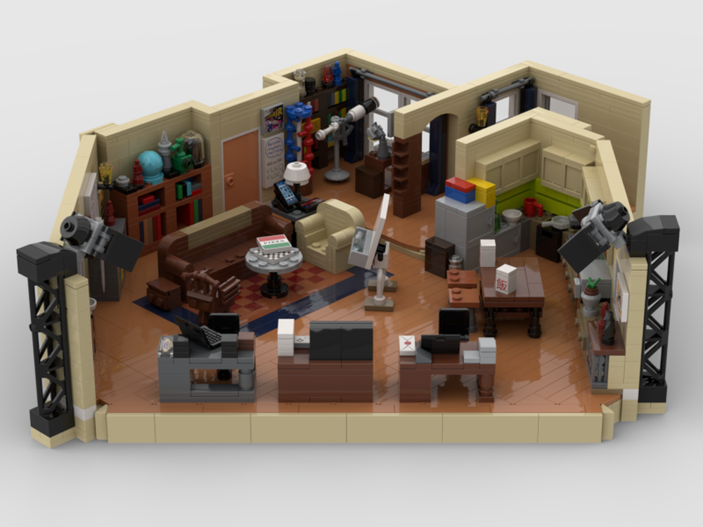Lego The Big Bang Theory Leonard and Sheldon‘s Apartment