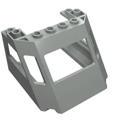 Train Front Sloping Top / Light Gray