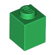 Brick 1 x 1 / Green