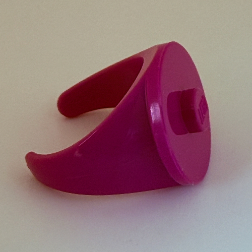 Lego Ring 16 mm Inside Diameter [For Humans] / Magenta