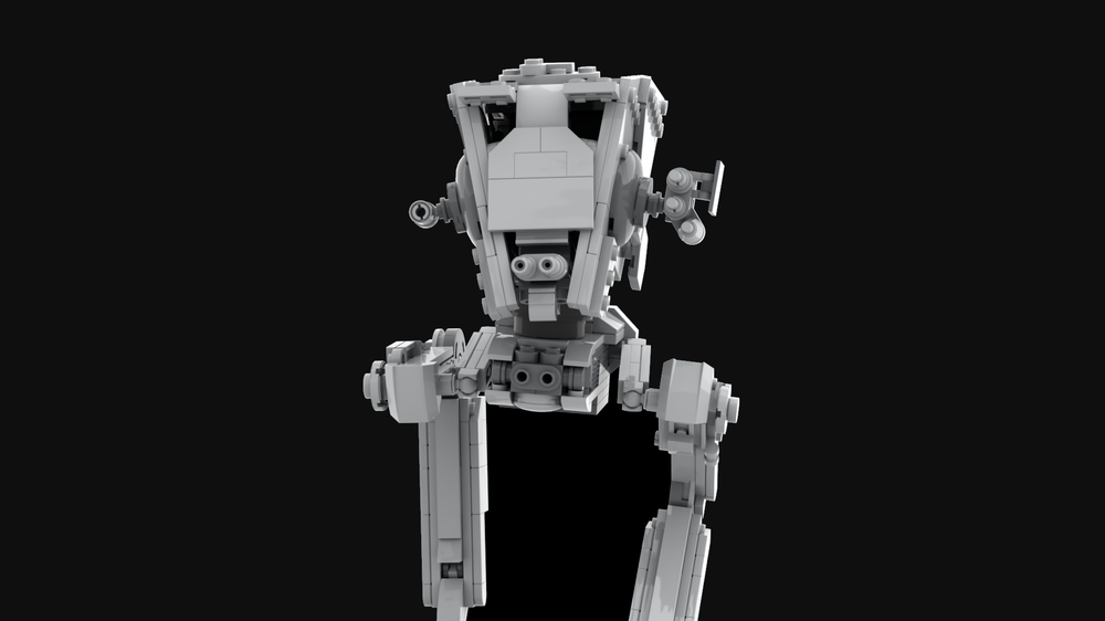 Lego ROTJ AT-ST Walker Minifigure Scale