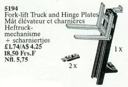 Hinge Plate, Fork-Lift