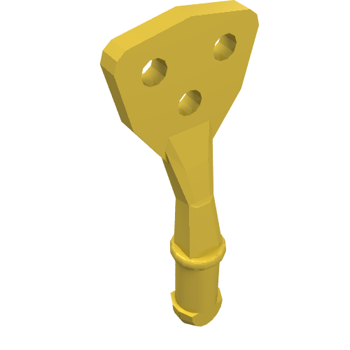 Lego Equipment Spatula [Kitchen Implements Kit] / Yellow