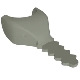Animal Body Part, Shark / Sawfish Head / Light Gray