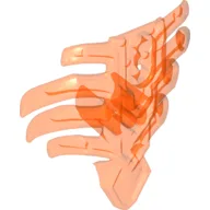 Large Figure Torso Cover, Armour, Ribbed / Trans-Neon Orange