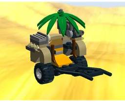 60156 Pulled Rickshaw