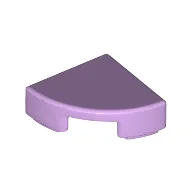 Tile Round 1 x 1 Quarter / Lavender