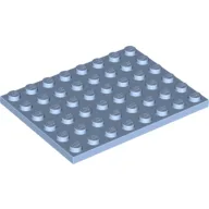Plate 6 x 8 / Bright Light Blue