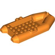 Lego Boat / Rubber Raft / Dinghy 6 x 12 / Orange