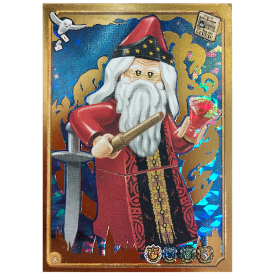 Lego Trading Card, Harry Potter, Gold Card - Albus Dumbledore / [No Color/Any Color]