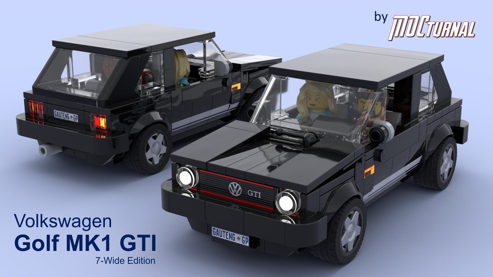 Lego MOCturnal Golf MK1 GTI (7-Wide Edition)