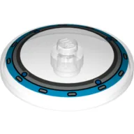 Dish 4 x 4 Inverted [Radar] with Dark Azure Circle and Gyrosphere Markings