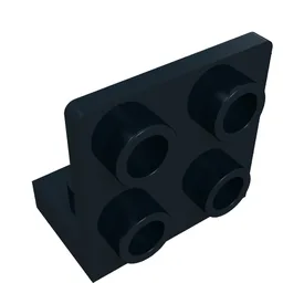 Bracket 1 x 2 - 2 x 2 Inverted / Black