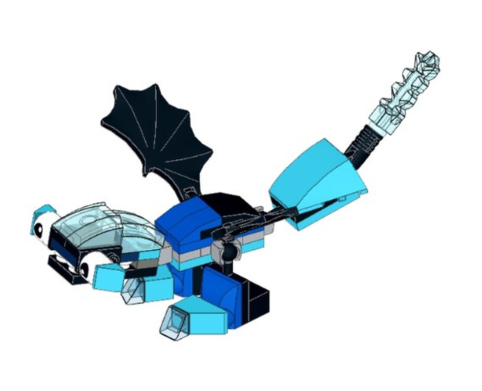 Lego Frosticons Dragon (Unofficial Mixels Creation)