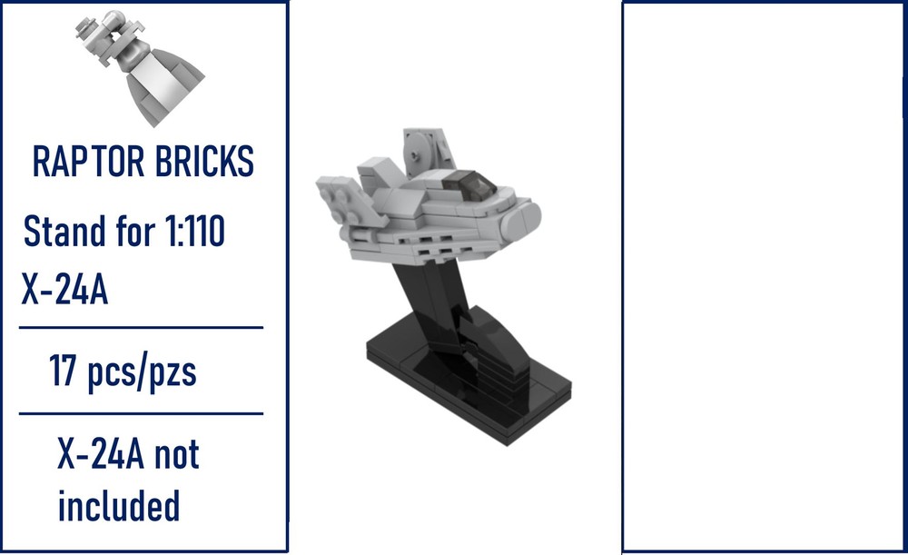 Lego Stand for 1:110 Martin Marietta X-24A
