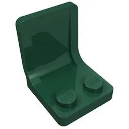Seat / Chair 2 x 2 / Dark Green