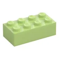 Brick 2 x 4 / Yellowish Green