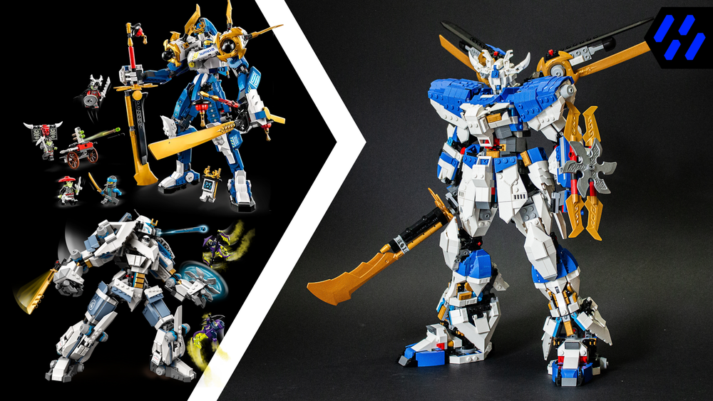 Lego 71738 + 71785 Amazing Sengoku Hi-Nu Gundam