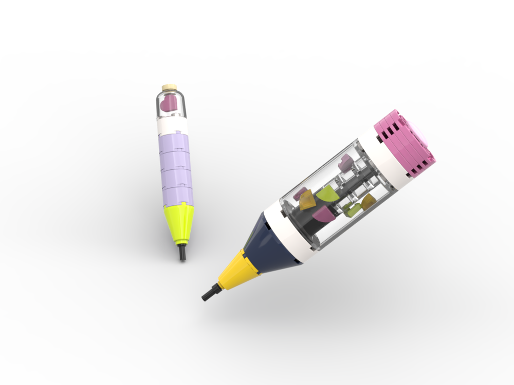 Lego Glitter Pen