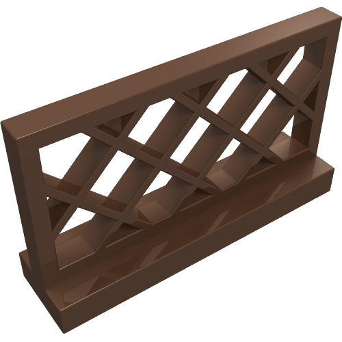 Lego Fence Lattice 1 x 4 x 2 / Brown