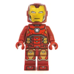 Iron Man Mark 43 Armor, Visor Printed on Helmet