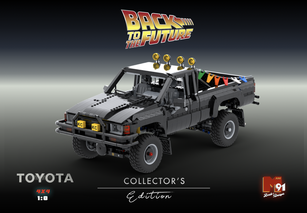 Lego Marty's Toyota 4x4 from Back to the Future