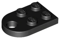 Plate Special 3 x 2 with Rounded End, Hole