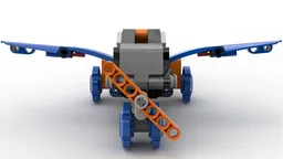 Propeller plane with stand