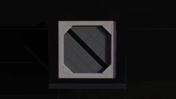 Blast door display model