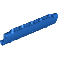 Lego Technic Panel Curved 11 x 3 with 2 Pin Holes through Panel Surface / Blue
