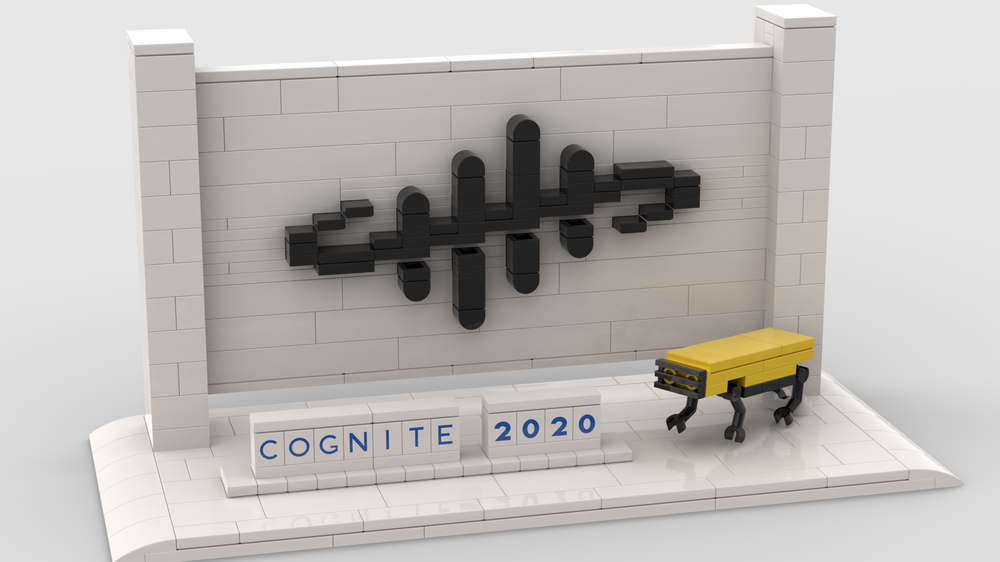 Lego Cognite 2020 celebrational plaque