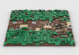 Cratered Road Battle Plate