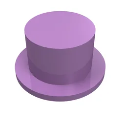 Top Hat / Medium Lavender