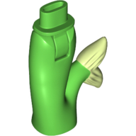Lego Minidoll Hips and Fishtail (Mermaid) with Bright Light Green Tail Fin Print