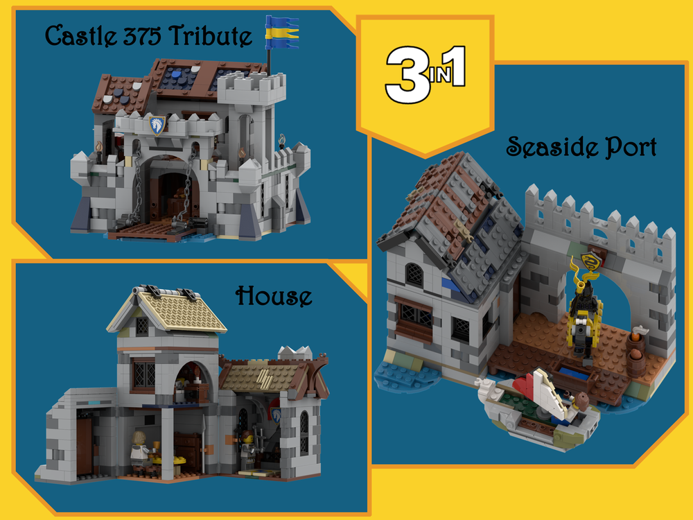 Lego 31168 3in1 - Medieval buildings pack 2