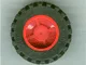 Wheel 18mm D. x 14mm with Black Tire 30.4 x 14 (30285 / 30391) / Red